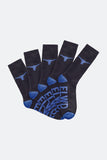 EWD901 WORK CREW 5 PACK SOCK