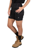 209217006 STAPLE STRETCH CARGO SHORT LADIES