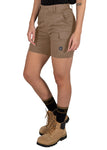 209217006 STAPLE STRETCH CARGO SHORT LADIES